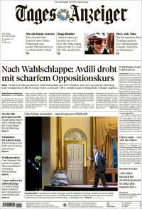 Portada de Tages-Anzeiger (Suisse)