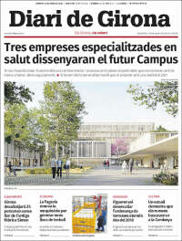 Portada de Diari de Girona (Espagne)