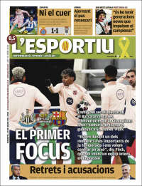 Portada de L'Esportiu (Espagne)