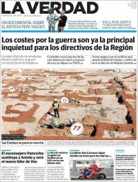 Portada de La Verdad de Murcia (Espagne)