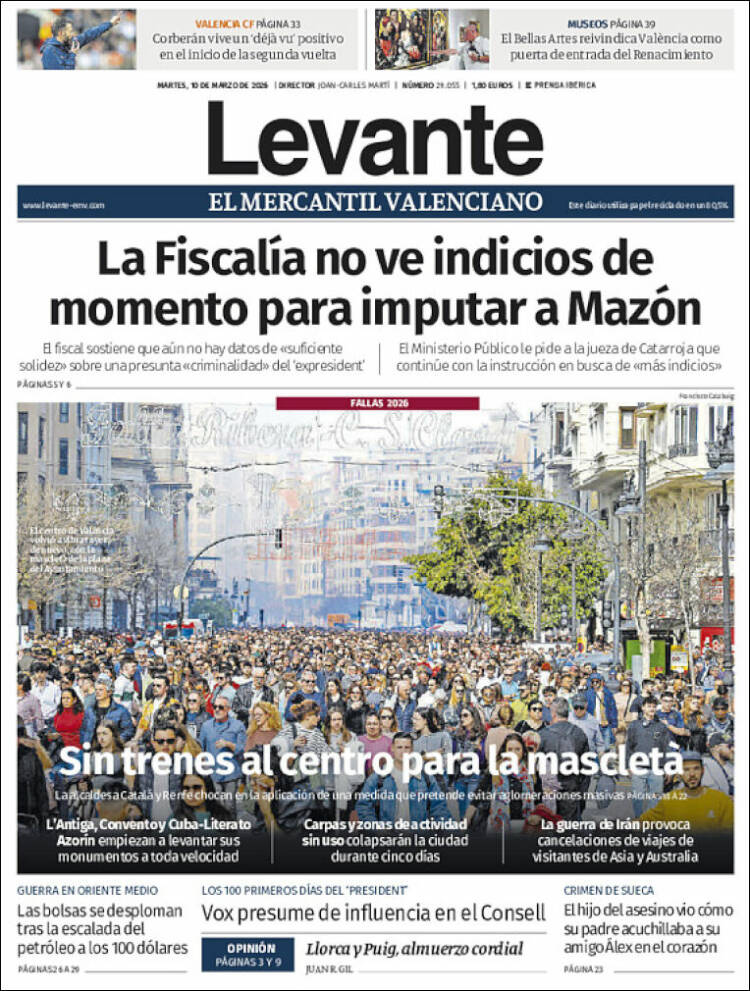 Portada de Levante (Espagne)