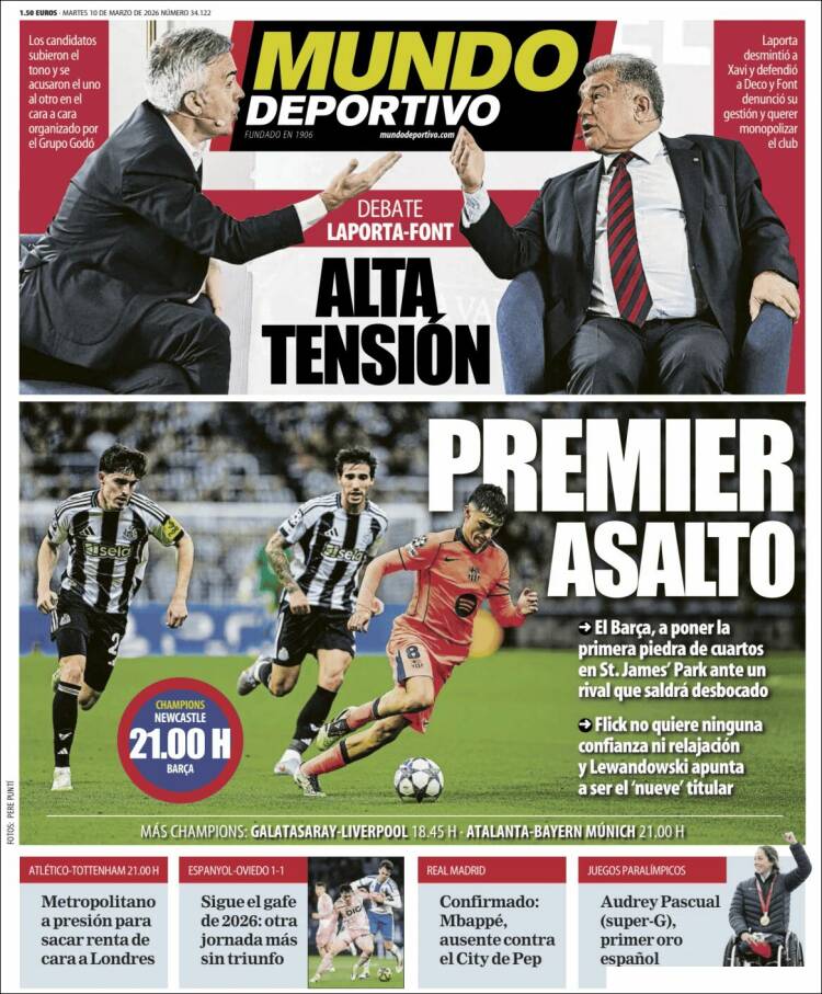 Portada de Mundo Atlético (Espagne)