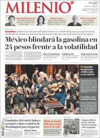 Portada de Milenio (Mexique)