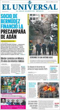 Portada de El Universal (Mexique)