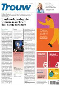 Portada de Trouw (Pays-Bas)
