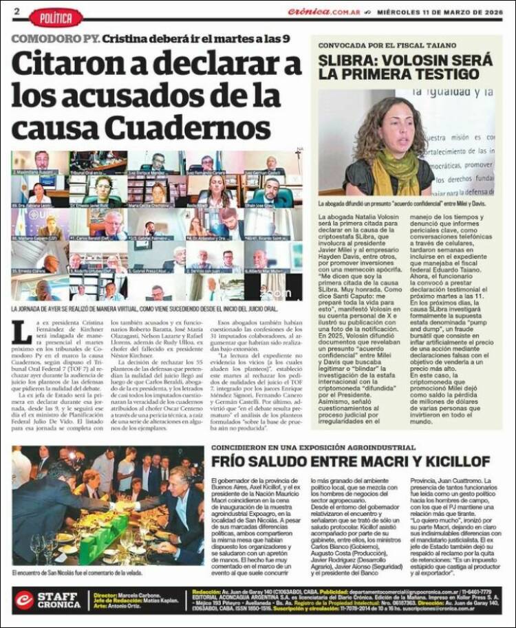 Portada de La Voz del Chaco (Argentine)