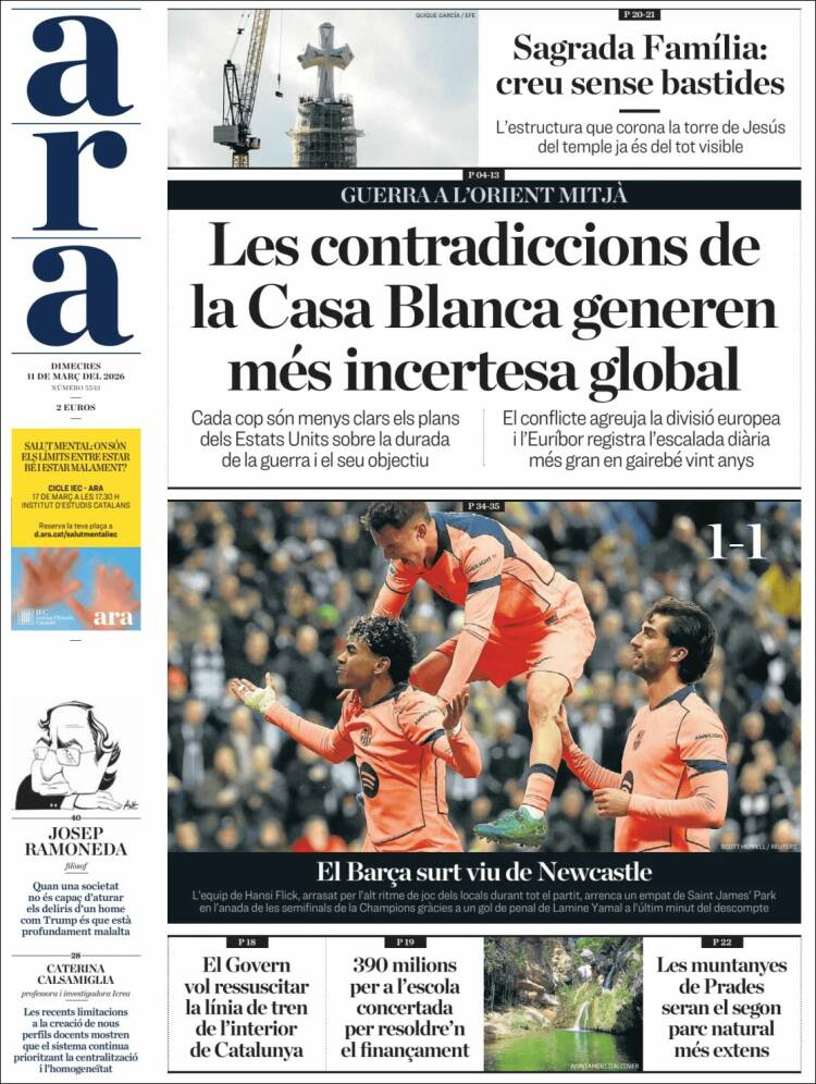 Portada de Ara (Espagne)