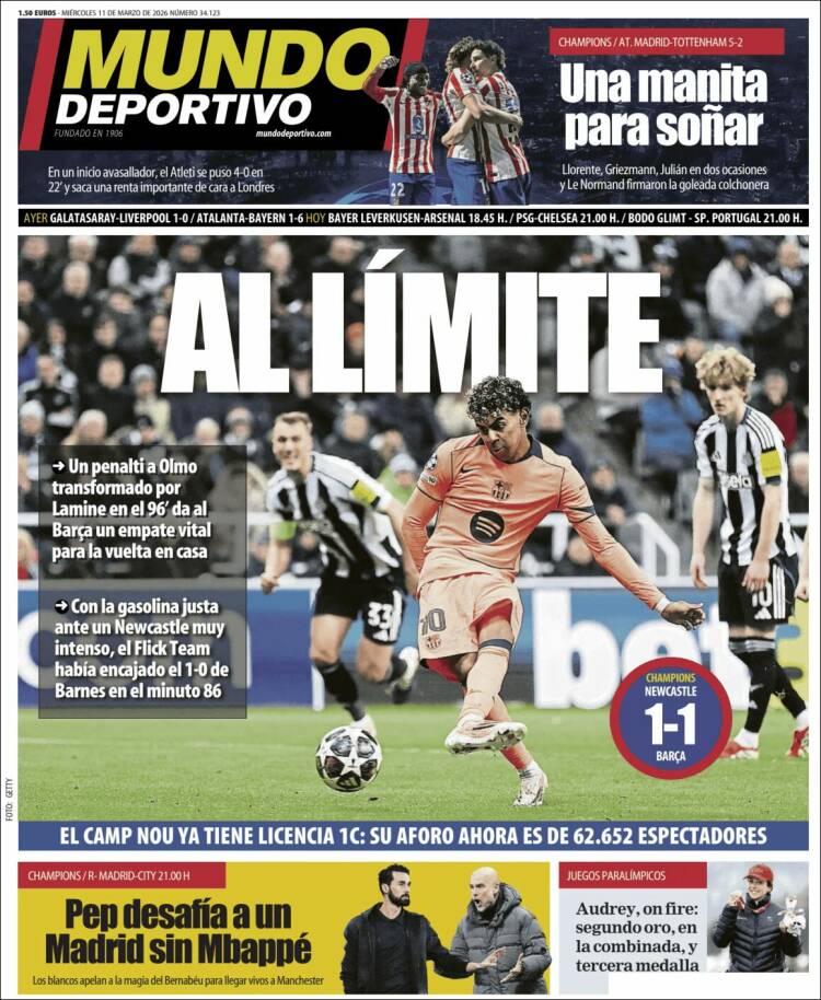Portada de Mundo Atlético (Espagne)
