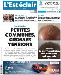 Portada de L'Est Eclair (France)