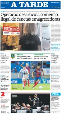 Portada de Diário A Tarde (Br&eacute;sil)
