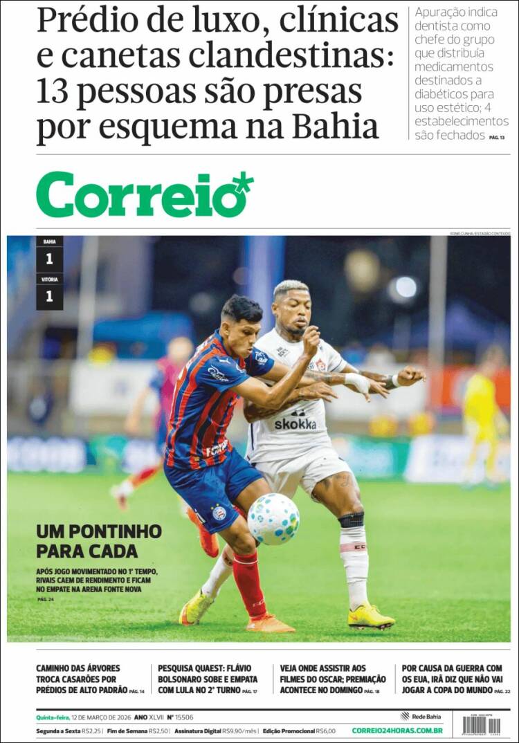 Portada de Correio* (Br&eacute;sil)
