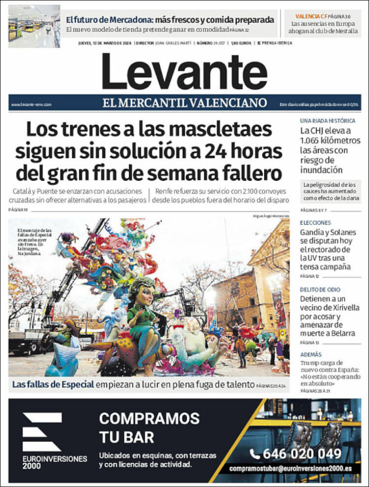 Portada de Levante (Espagne)