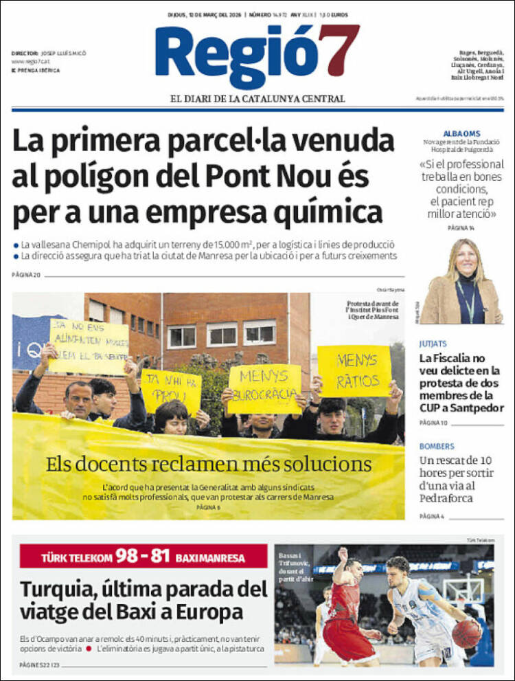 Portada de Regio7 (Espagne)