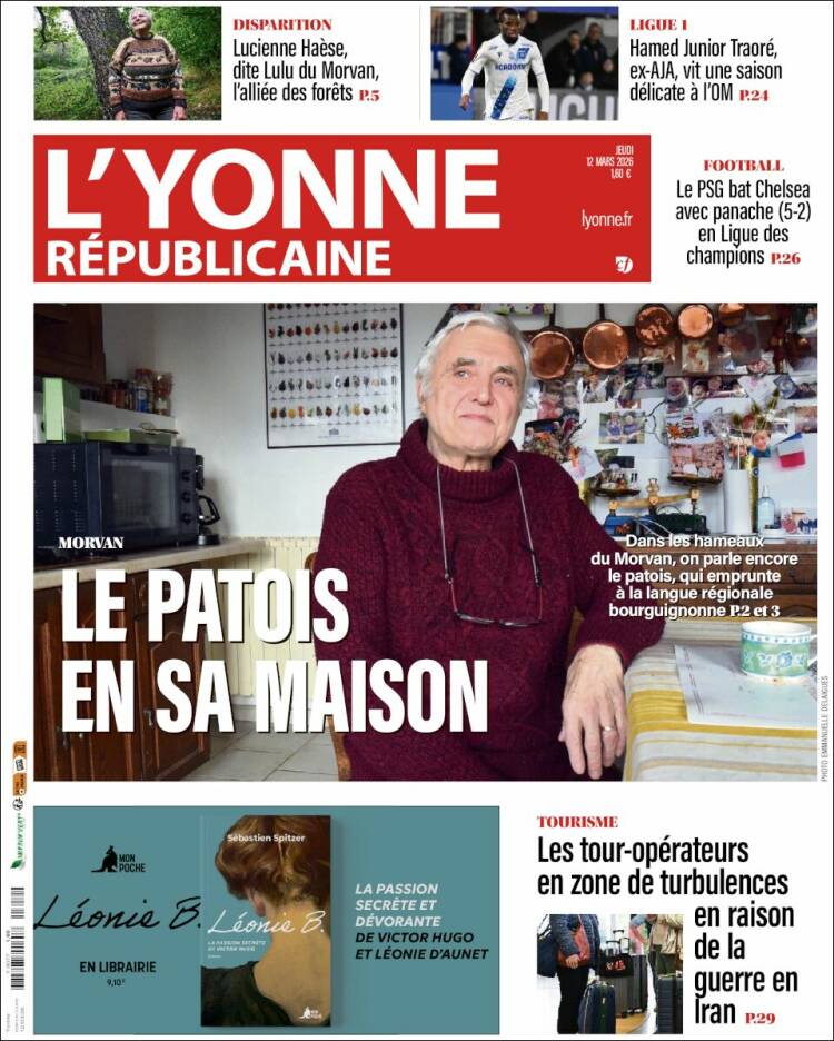 Portada de L'Yonne-Républicaine (France)