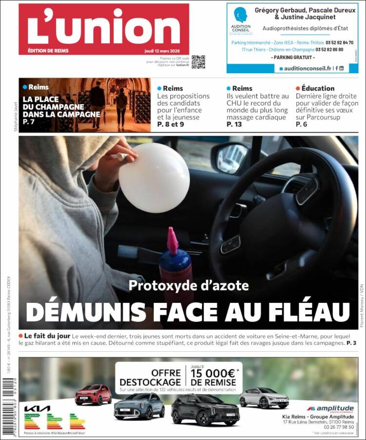 Portada de L'Union (France)