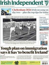 Portada de Irish Independent (Irlande)