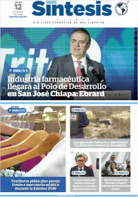 Portada de Síntesis - Puebla (Mexique)