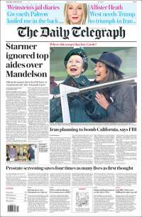 Portada de Daily Telegraph (United Kingdom)