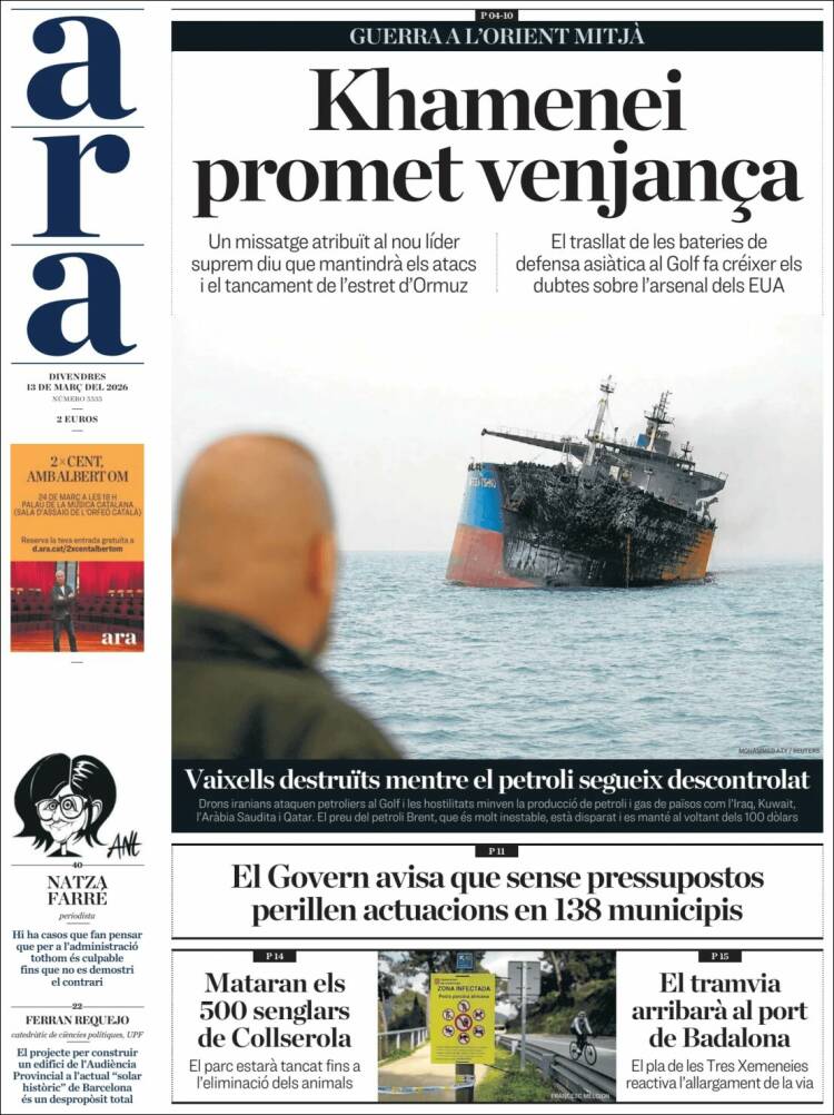 Portada de Ara (Espagne)