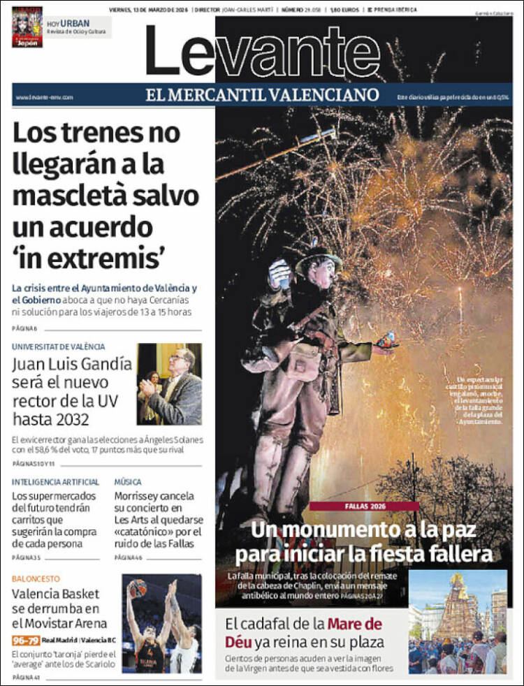 Portada de Levante (Espagne)