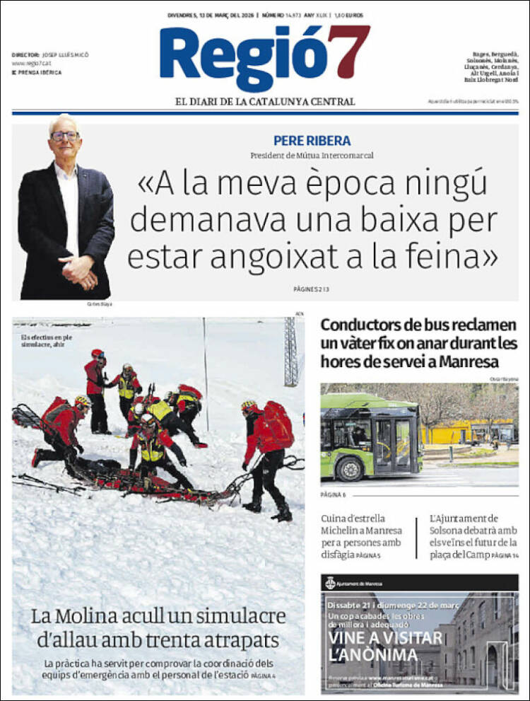 Portada de Regio7 (Espagne)