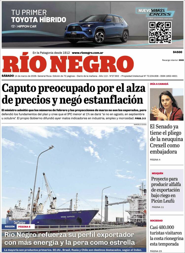 Portada de Rio Negro (Argentina)