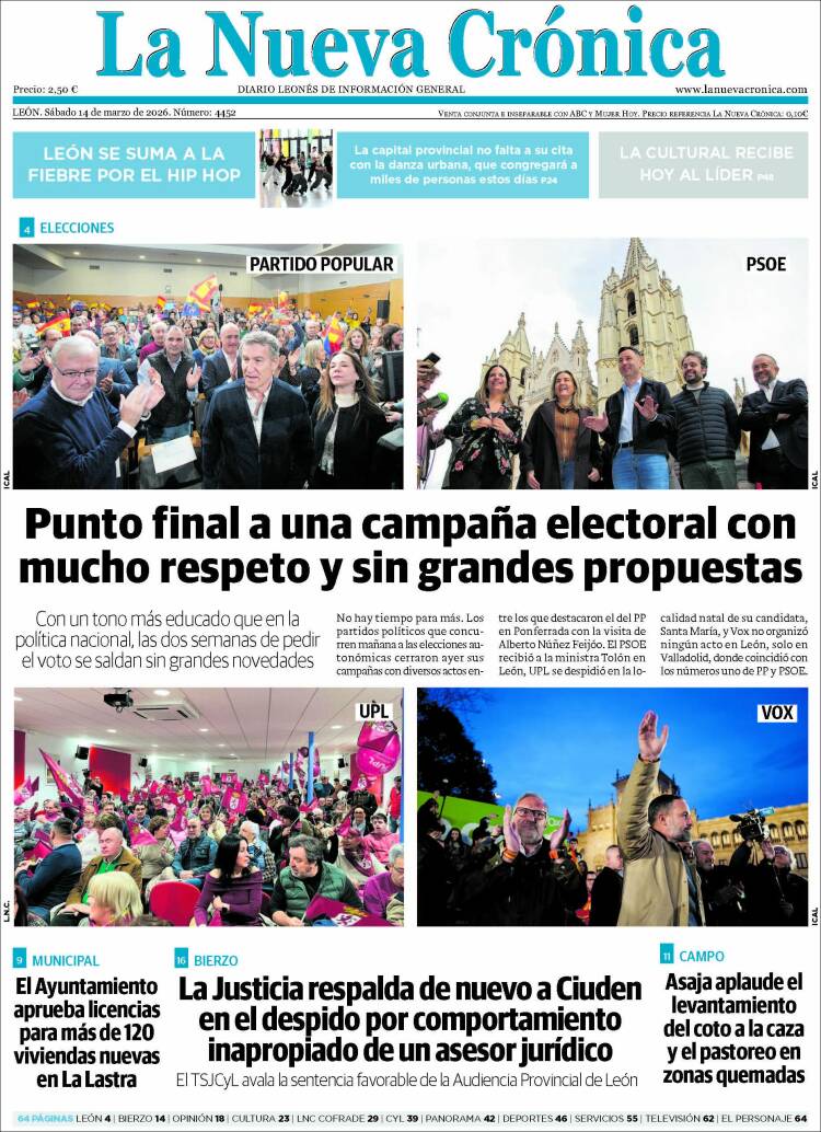 Portada de La Nueva Crónica (Espa&ntilde;a)