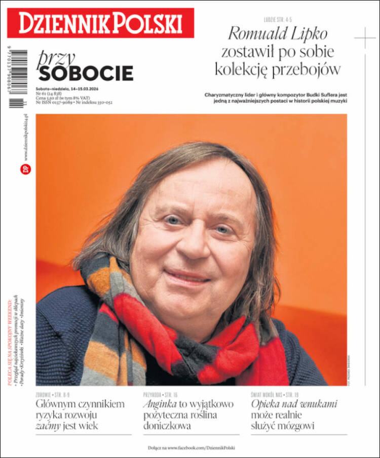 Portada de Dziennik (Polonia)