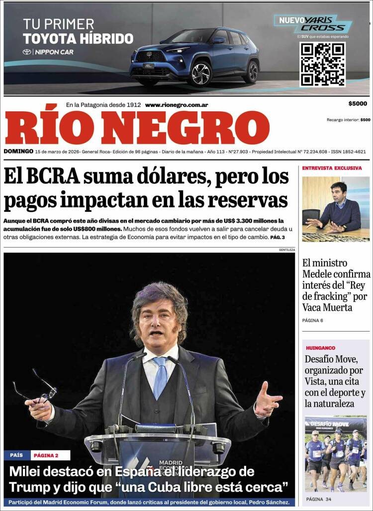 Portada de Rio Negro (Argentina)