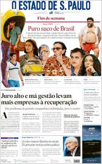 Portada de O Estado de São Paulo (Brasil)