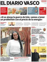 Portada de Diario Vasco (Espa&ntilde;a)
