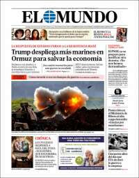 Portada de El Mundo (Espa&ntilde;a)