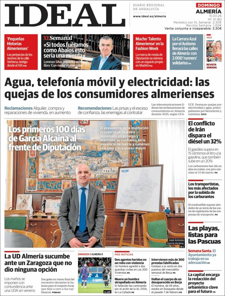 Portada de Ideal Almeria (Espa&ntilde;a)