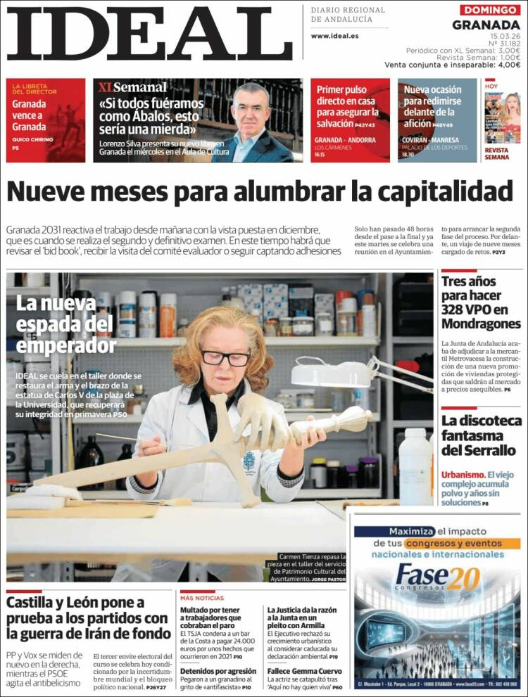 Portada de Ideal (Espa&ntilde;a)