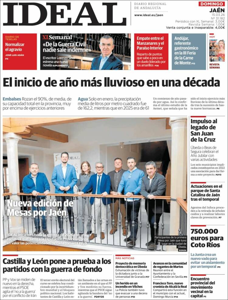 Portada de El Ideal de Jaén (Espa&ntilde;a)