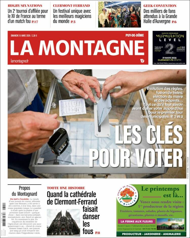 Portada de La Montagne (Francia)