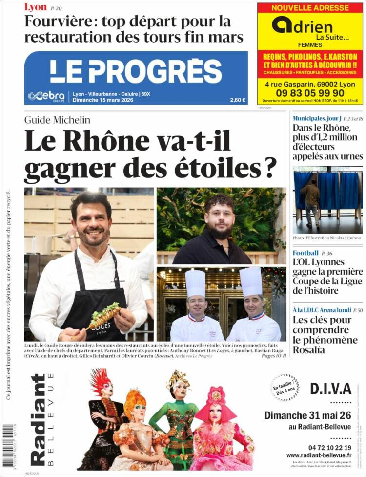 Portada de Progres de Fecamp (Francia)