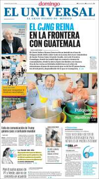 Portada de El Universal (M&eacute;xico)