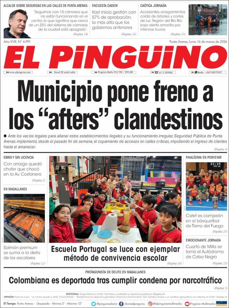 Portada de El Pingüino (Chile)
