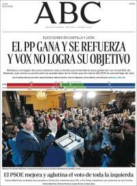 Portada de ABC (Espagne)