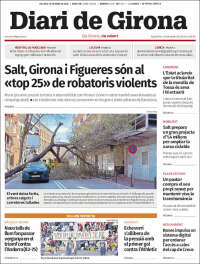 Portada de Diari de Girona (Espa&ntilde;a)