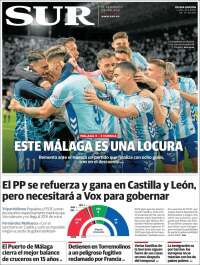 Portada de Diario el Sur (Espa&ntilde;a)