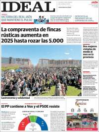 Portada de El Ideal de Jaén (Espa&ntilde;a)