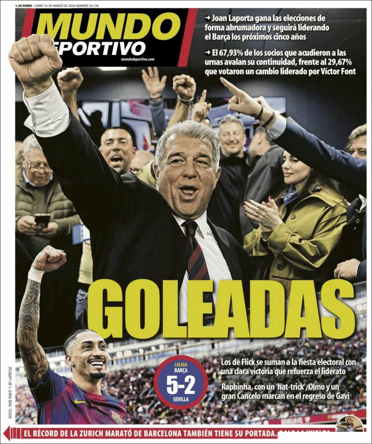 Portada de El Mundo Deportivo (Espa&ntilde;a)