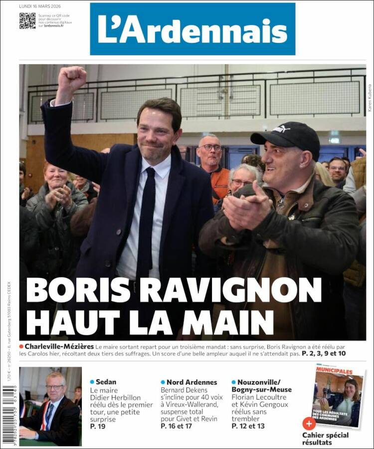 Portada de L'Ardenais (Francia)