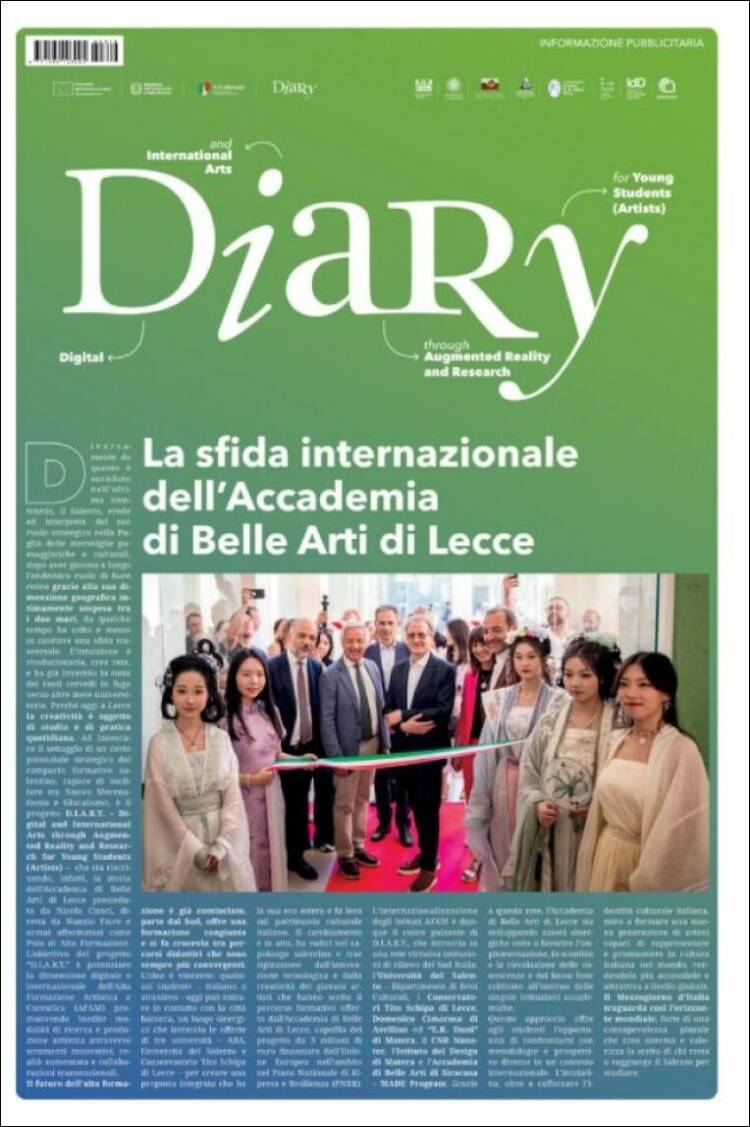 Portada de La Gazzetta del Mezzogiorno (Italia)