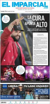 Portada de El Imparcial (M&eacute;xico)