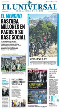 Portada de El Universal (M&eacute;xico)