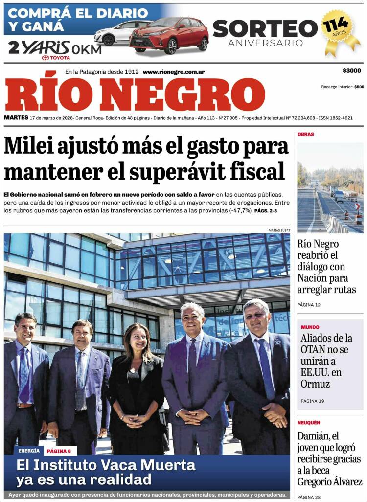 Portada de Rio Negro (Argentina)