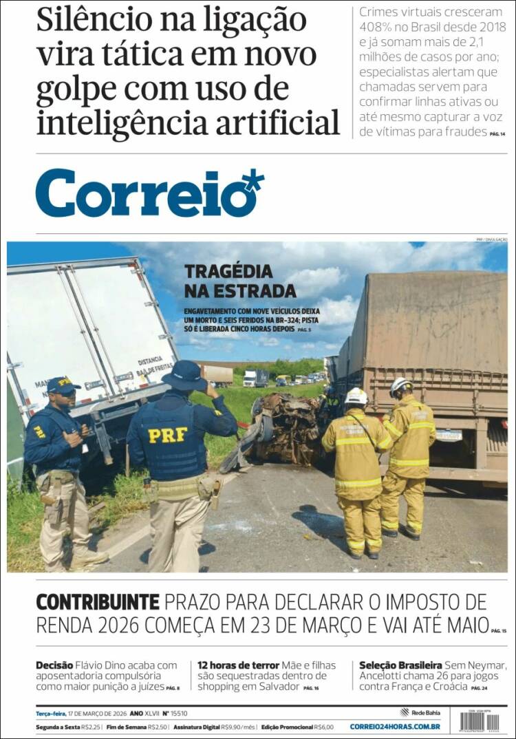 Portada de Correio* (Brasil)